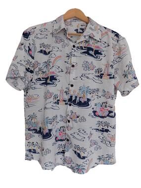 Vatpave tropical Hawaiian print shirt mens size Medium